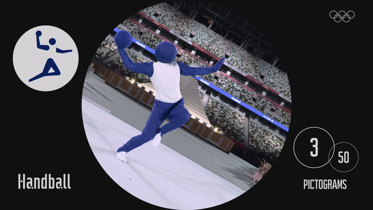 When the Tokyo Olympic opening ceremony brought sports to life as pictograms in a mesmerizing performance