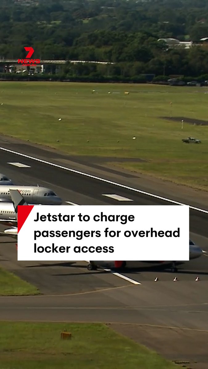 Jetstar is implementing new carry-on baggage rules from February next year. Passengers will be allowed to bring a small bag or backpack free of charge if it fits under the seat, but accessing overhead lockers will require purchasing 'priority carry-on' for about $33 on domestic routes such as Sydney to Melbourne. #Jetstar #baggagefees #airlinepolicy #carryonluggage
