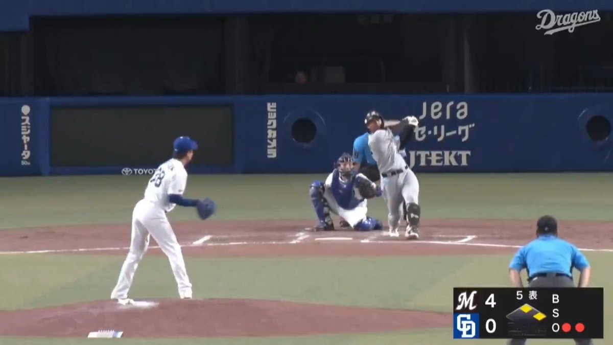 マリーンズの希望 高卒ルーキー・櫻井ユウヤ フルスイングから強烈な一発 ⚾️中日×ロッテ（ファーム） #イージースポーツ #chibalotte #だったらDAZN