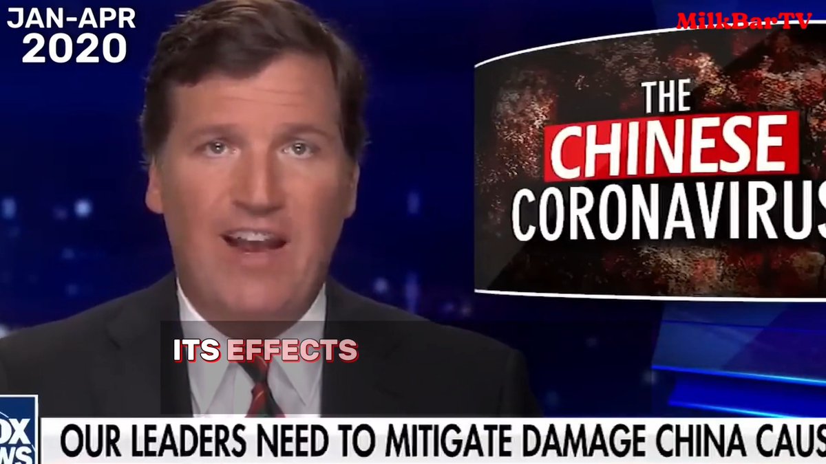 🚨Reminder that Tucker Carlson was one of the biggest FEARMONGERS in all of media during COVID. He just castigated Anthony Fauci while conveniently skipping over his own role from Jan-Apr 2020, in helping pave the way for the COVID response.