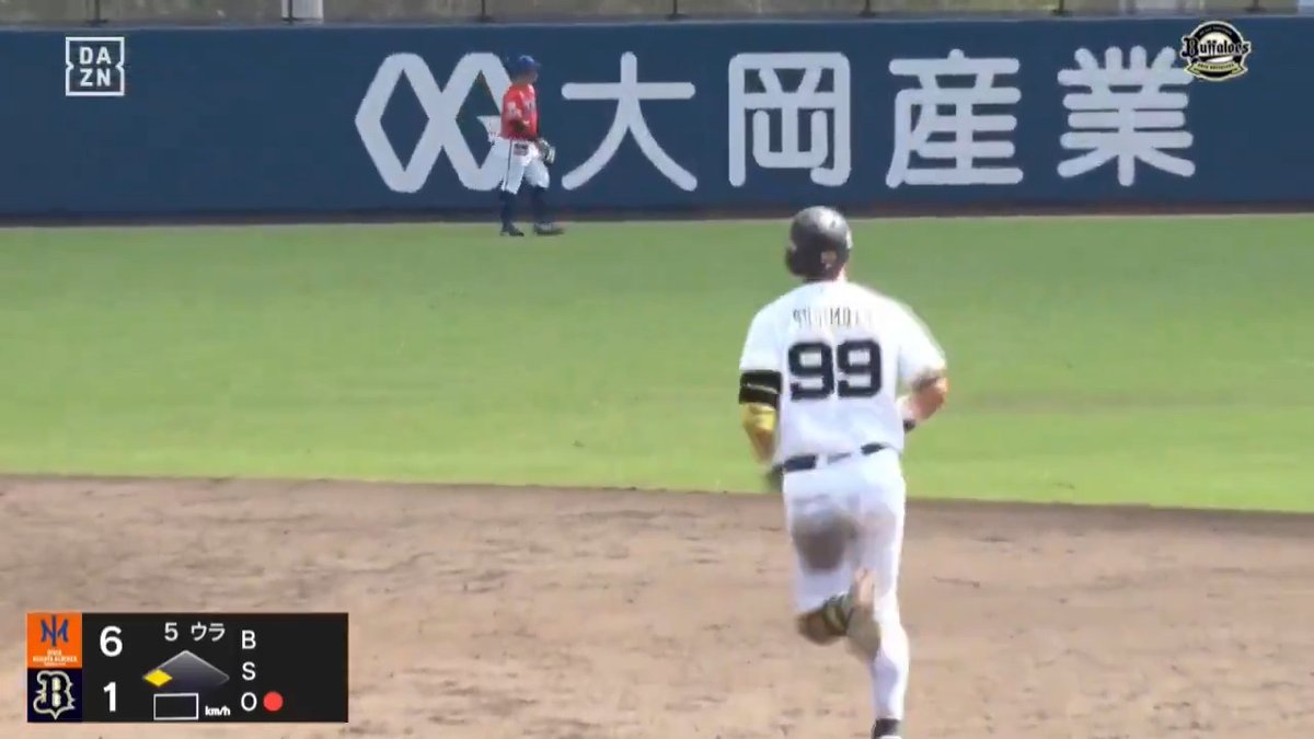 低弾道のまま突き刺した 杉本裕太郎 ファーム5号弾 ⚾️オリックス×オイシックス（ファーム） #イージースポーツ #Bs2026 #だったらDAZN