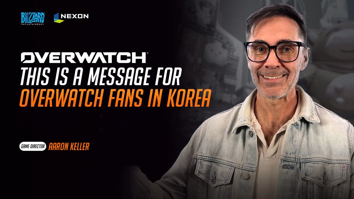Overwatch Aaron Keller is visiting Korea on Aug 22 🚨 Aaron Keller is scheduled to visit in person for the #Overwatch Special in Busan, Korea, taking place on the August 22 - 23. There will be a variety of exciting news 🏖️ 곧 만나봐요~!