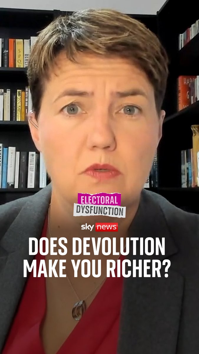 'It's not a silver bullet.' Does devolution make a country richer? Ruth Davidson explains how Scotland's economic growth compares to the wider United Kingdom Sky News Insider requires a paid subscription. UK only. 18+. Find out more here ➡️