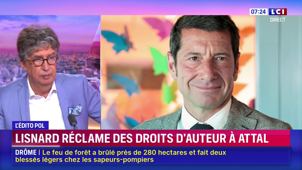 ➡️ David Lisnard réclame des droits d’auteur à Gabriel Attal 📺 L’Édito Pol d’Éric Decouty dans La Matinale LCI