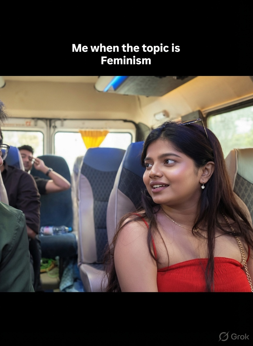 Dear men, Be proud of not being feminists. Never fall for the gaslighting of feminist women who try to make you feel shame for it.