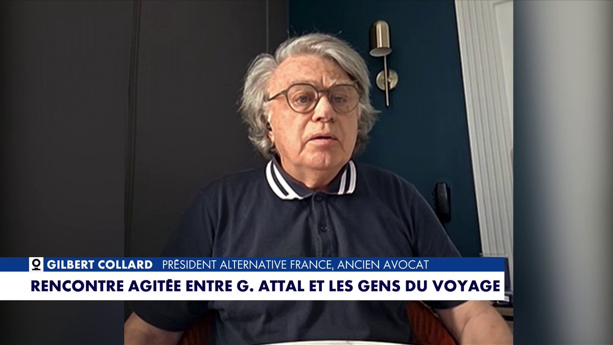 «Gabriel Attal était premier ministre, il avait les moyens de prendre des mesures» réagit Gilbert Collard à la visite du candidat Renaissance à la présidentielle dans un campement illégal de gens du voyage, dans #LaMatinaleEte Toute l'info est à retrouver sur