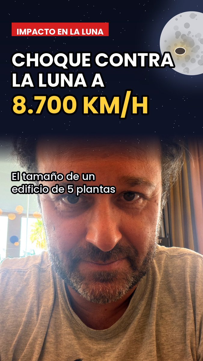 🚨 Un cohete de Elon Musk va a estrellarse contra la Luna. 4 toneladas. 8.700 km/h. Un cráter nuevo de 18 metros. Llevaba 19 meses a la deriva y nadie lo vio venir. Lo peor no es el golpe. Es que no existe ninguna ley que obligue a limpiarlo. Y la NASA quiere poner astronautas ahí 👇