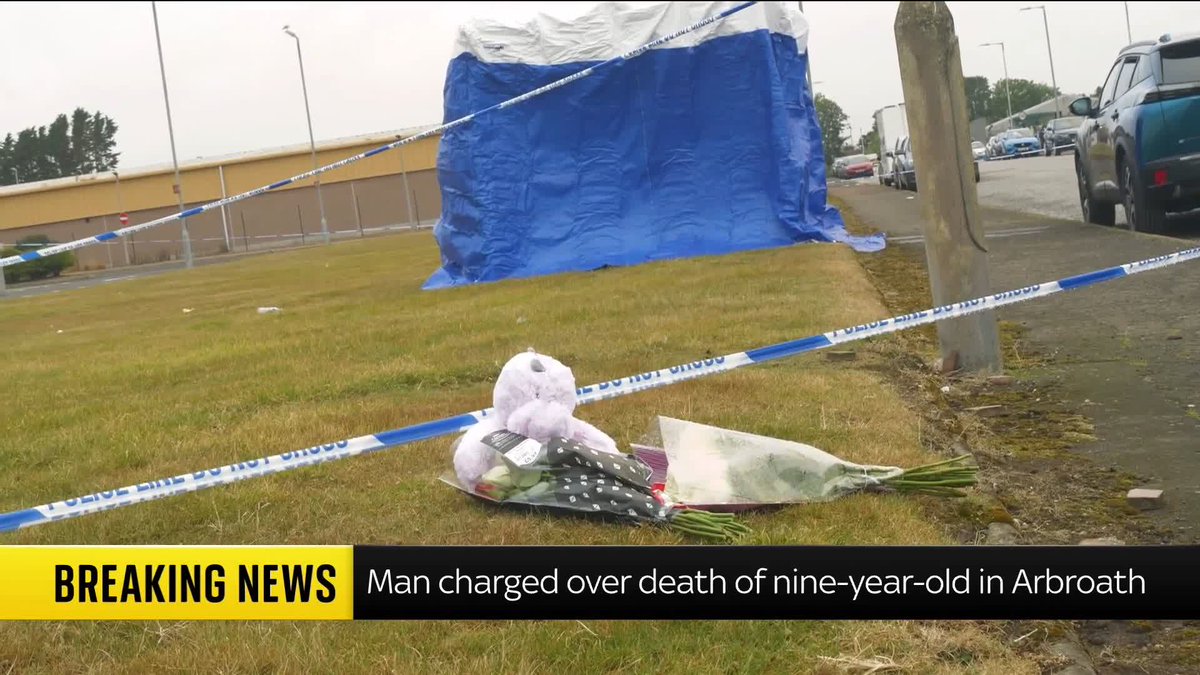 BREAKING: A 35-year-old man has been charged following the death of a nine-year-old girl who was found seriously injured at an industrial estate in Angus. 📺 Sky 501 and YouTube