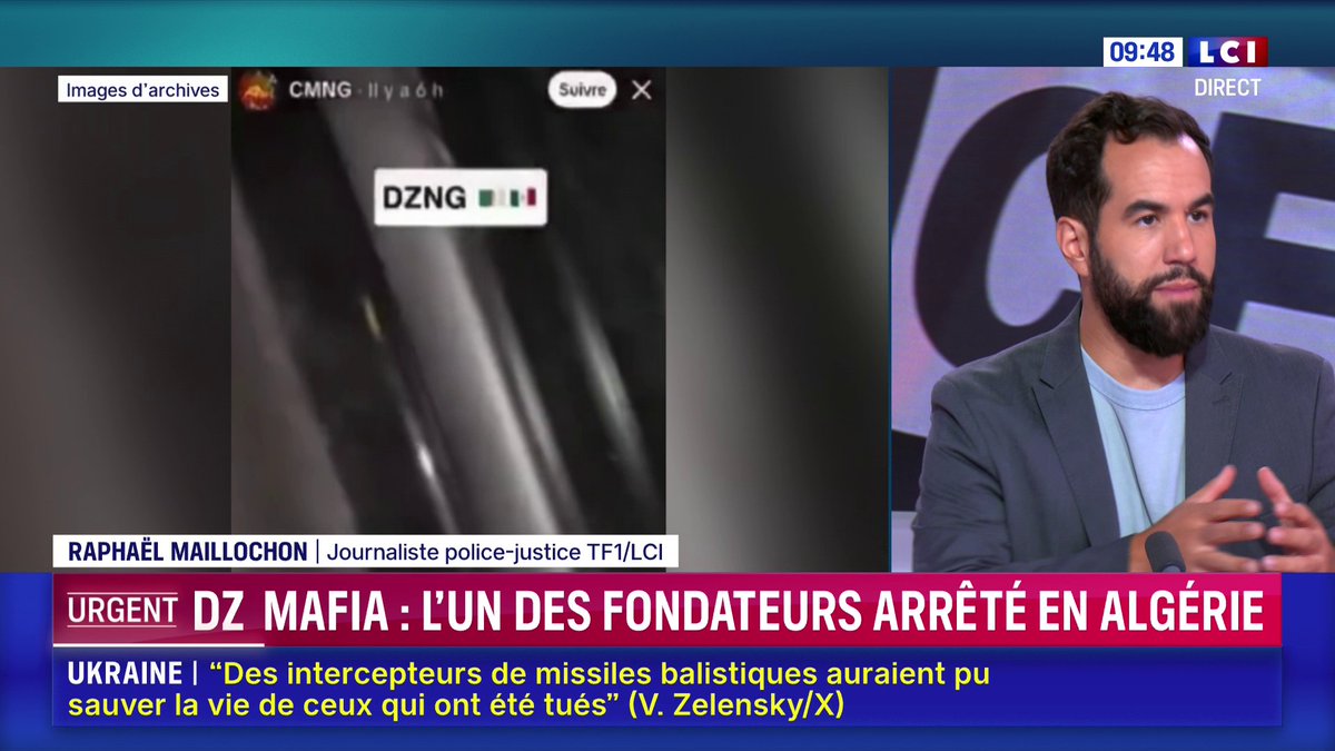 🔴 DZ Mafia : l’un des fondateurs arrêté en Algérie 📺 Les informations de Raphaël MAILLOCHON sur LCI