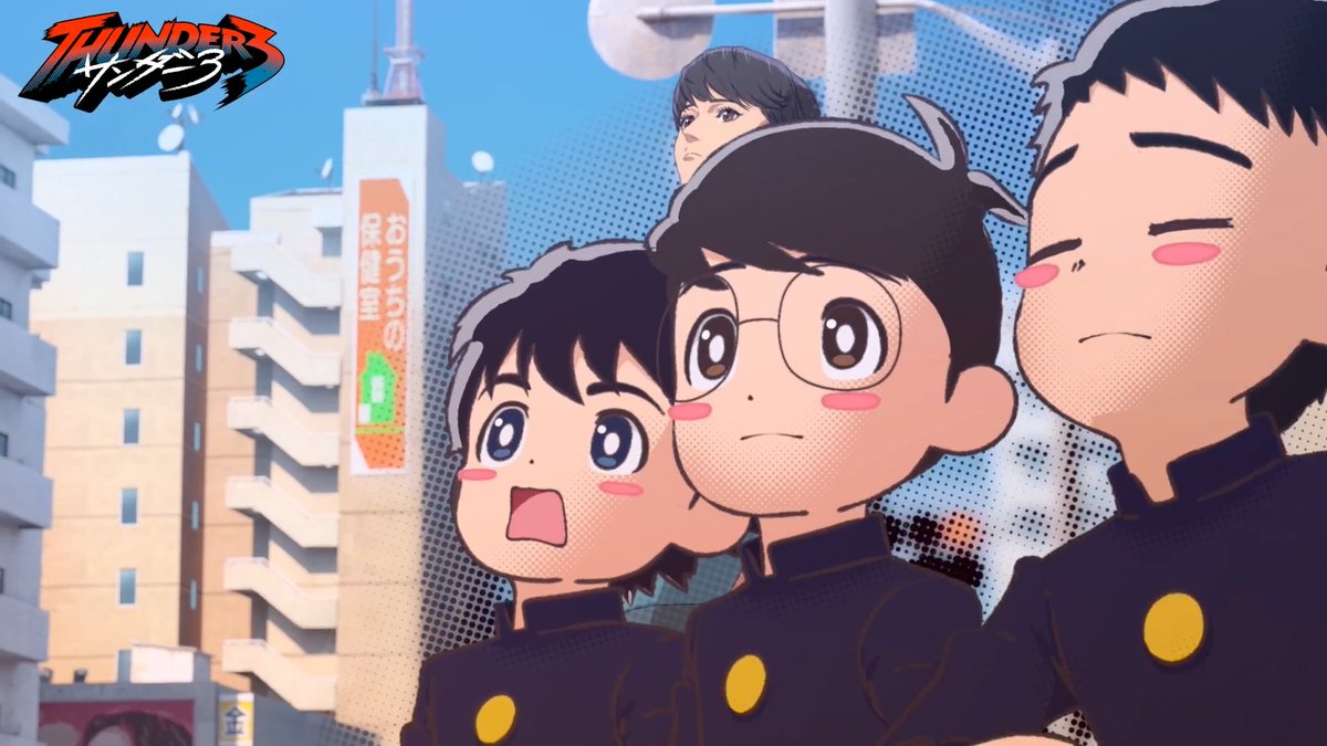 ⚡ EPISODE 5 今夜放送 ⚡ 瀬上とスモール3は自衛隊の特攻を目撃- そして、あるきっかけにより瀬上は「リベリオン」加入を決意する EPISODE 5「REBELLION」 📺8月5日(水)24:45~ フジテレビ「+Ultra」ほかにて放送 📱Netflixにて配信 #サンダー3
