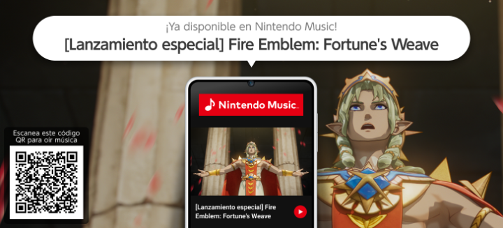 Ya están disponibles en #NintendoMusic ciertas canciones de la banda sonora de #FireEmblem Fortune's Weave, incluido el tema principal. ¡A disfrutar! 🎵