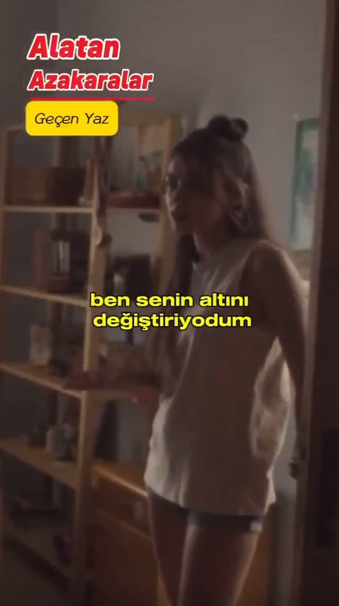 Ben senin altını değiştiriyordum!