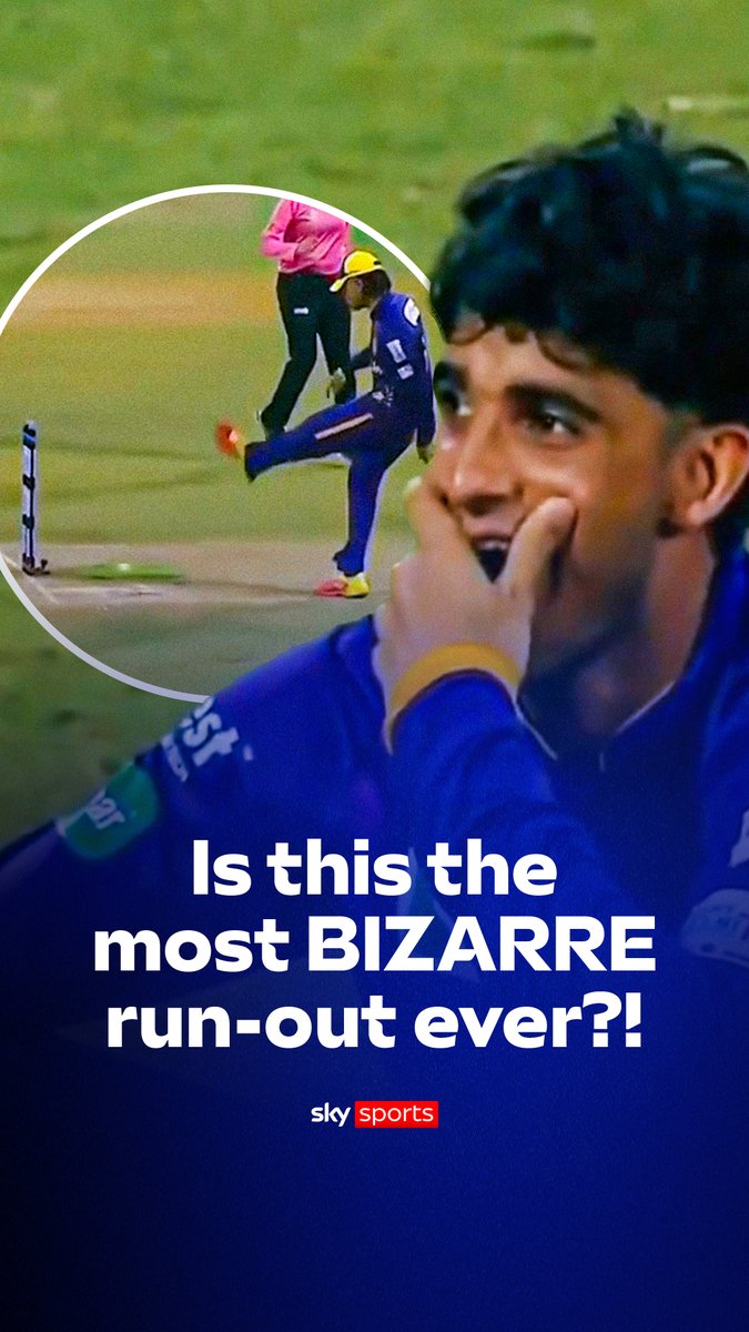Intentional or not? 🧐 New Delhi Tigers' Himmat Singh with one of the most bizarre run-outs you'll see!