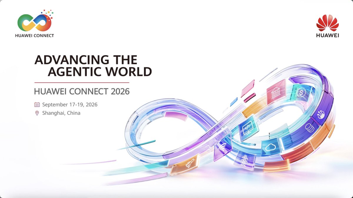 The intelligent world is approaching fast. Join us at HUAWEI CONNECT 2026 in Shanghai this September 17 to 19 and explore Huawei's latest All Intelligence strategy and blueprint for AI infrastructure that helps industries apply intelligence for their digital transformation.
