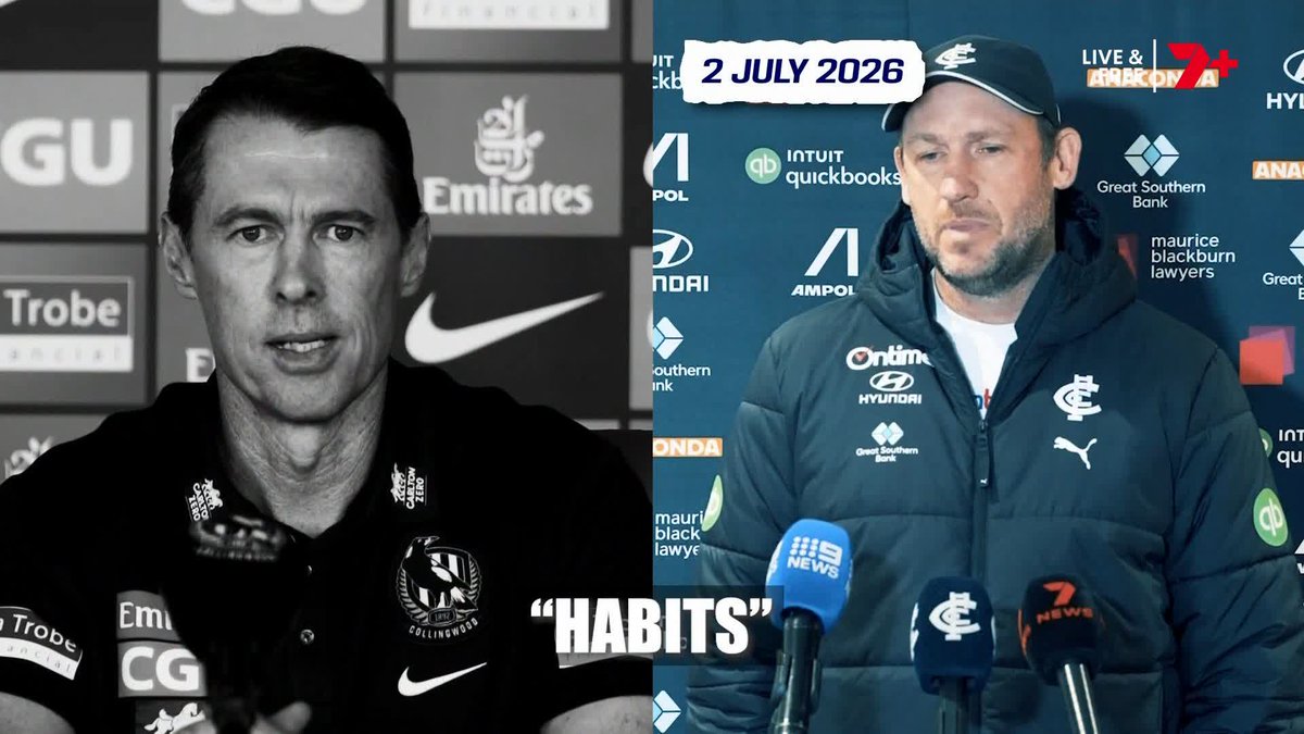 "I believe Fly is the best coach in the AFL... and clearly Josh Fraser's taken exactly the lessons he's learnt from Fly and implemented it into the Carlton program." 🗣️ Tom Mitchell on Josh Fraser's similarities with Craig McRae