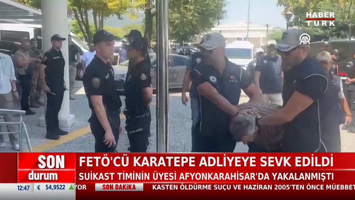 #SONDURUM - FETÖ'cü Karatepe adliyeye sevk edildi. Suikast timinin üyesi Afyonkarahisar'da yakalanmıştı.