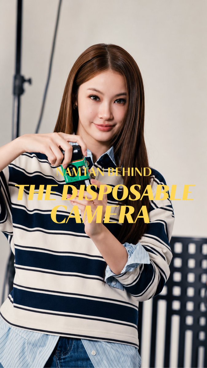 We handed our Brand Muse Namtan Tipnaree (Namtan.Tipnaree) a camera during the shoot. Safe to say, she put it to good use 😏 See Autumn Winter 2026 through her eyes 📸 #BONIAwithNamtan #LiveToMyRhythm #BONIA