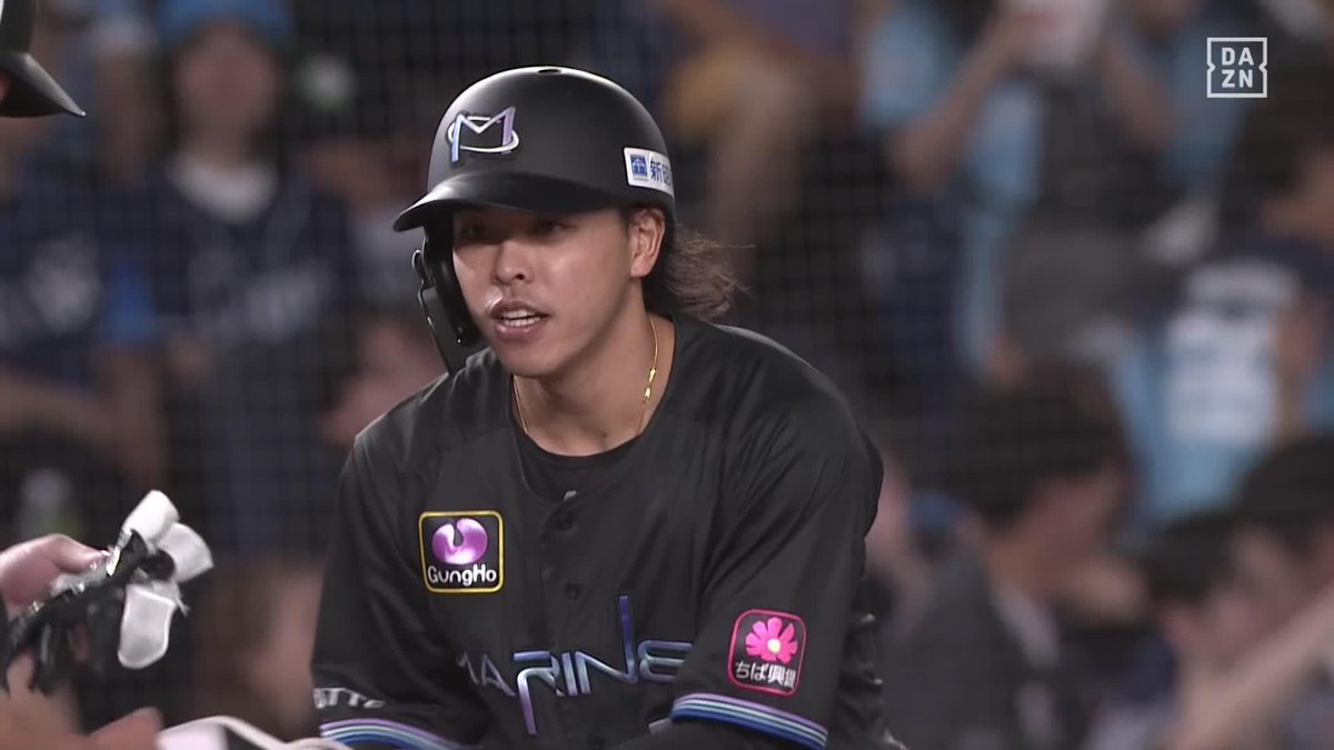 流星のごとく 右中間を真っ二つ 小川龍成 走者一掃タイムリー3ベース ⚾️ロッテ×西武 #chibalotte #だったらDAZN