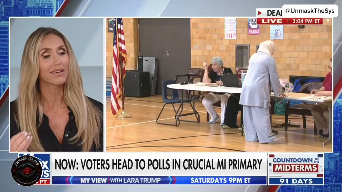 🚨Terrifying footage is pouring out of Dearborn Michigan right now as Muslims flood the polls in massive numbers to back their candidate Abdul El-Sayed with women covered head to toe under strict rules and lines packed in clear bloc voting. This is America’s first major Arab-majority city going all in to push an Islamist-aligned figure into the U.S. Senate and Mike Rogers has to overwhelm that turnout or the midterms risk handing a seat to interests that put something else ahead of this country.