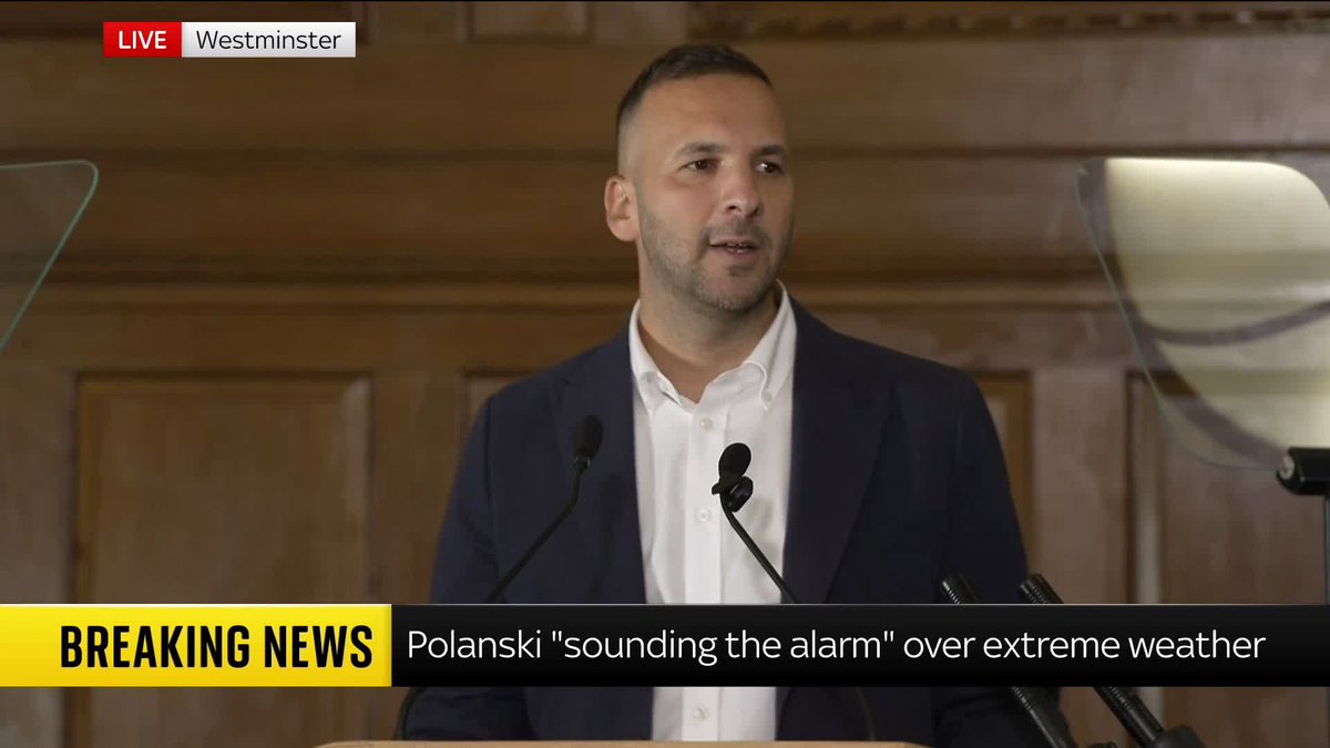 'We need to keep people safe from extreme temperatures.' Green Party leader Zack Polanski delivers his message to PM Andy Burnham following the extreme weather the UK has been facing. He adds that 'we need to bring water back into public hands'.