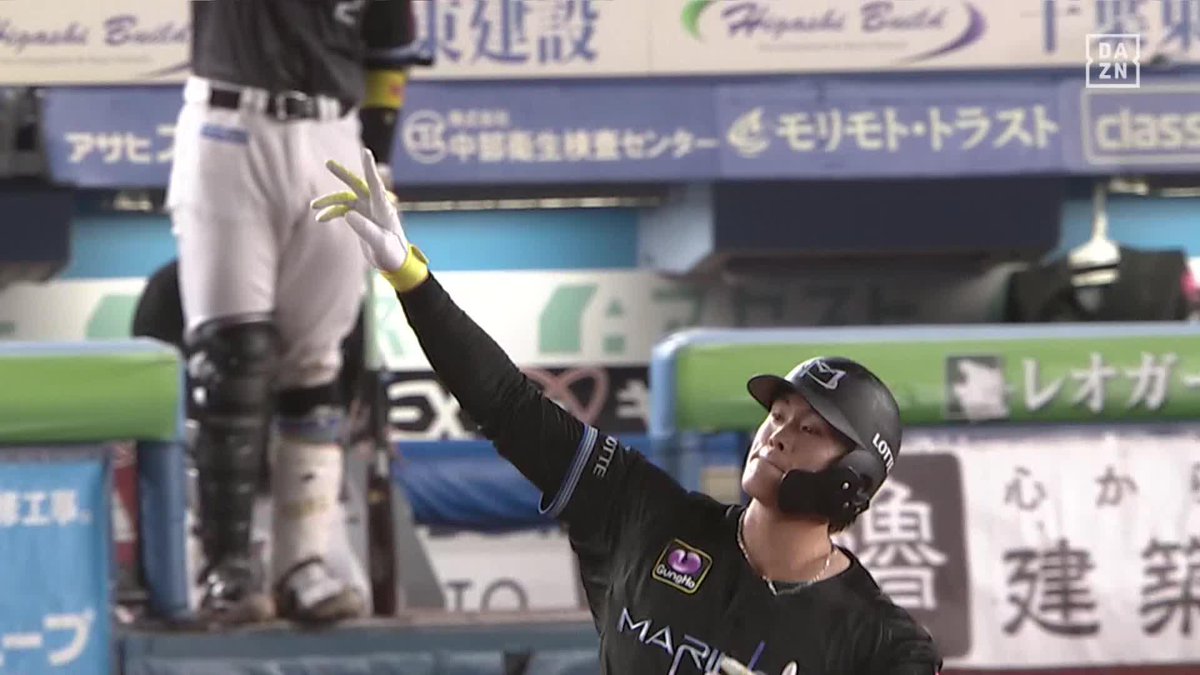 熱い夜になる ブラックサマーにダイナマイト 山本大斗 代打ソロホームラン ⚾️ロッテ×西武 #chibalotte #だったらDAZN