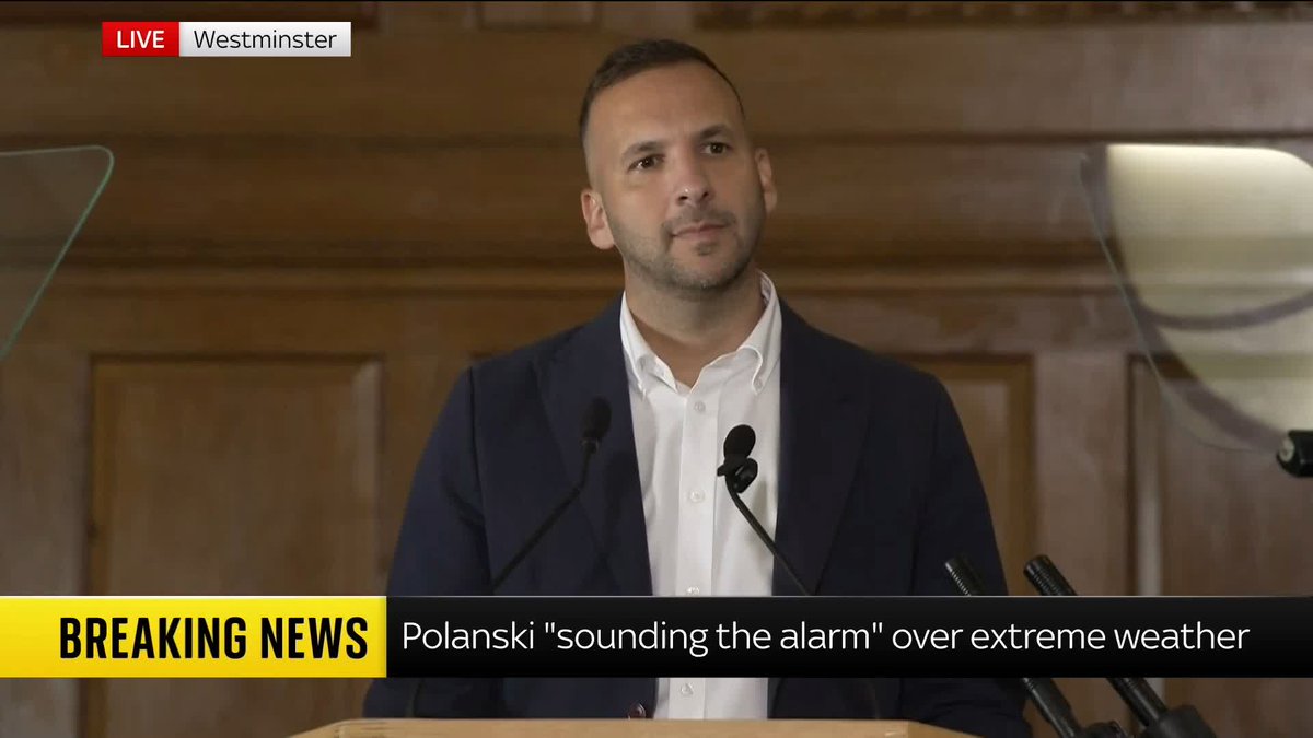 'Talking about the environment, are you trying to regain credibility on an issue that some critics in your party said you have not been talking enough about?' - @fayebrownSky Zack Polanski: 'I've been talking about the climate crisis since the day I was elected leader.’