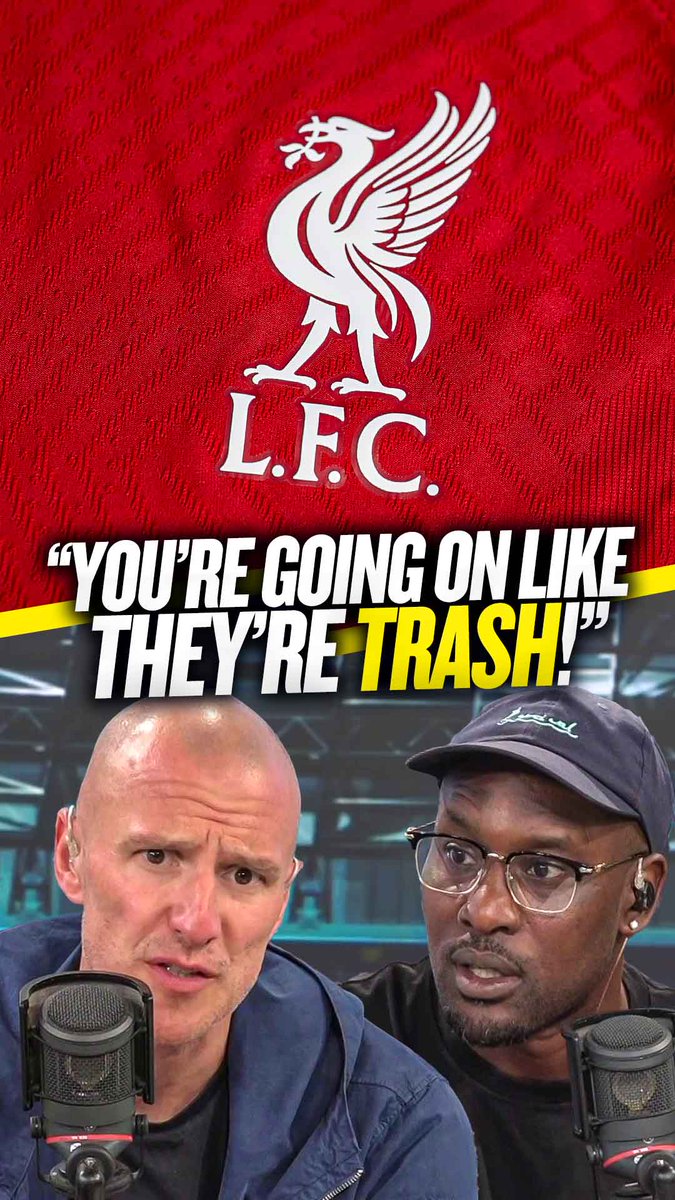👎 Adam: "Their defence and midfield are way off!" 😤 Carlton: "They've got a good squad, you're telling me they ain't!?" Catterall and Cole get in heated argument over how good #LFC's squad is compared to their Premier League rivals! 🔥
