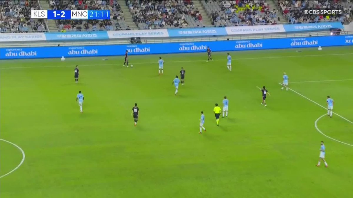 A sweet Man City move finished off by Tijjani Reijnders as they lead against the K League All-Stars 😮‍💨 📺 CBS Sports Network