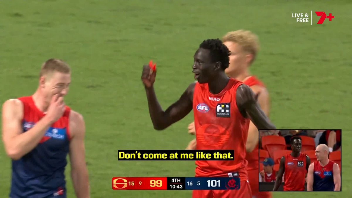"Take a listen to this and let us know if you think it's dissent..." 🤔 🗣️ Tom Mitchell on Mac Andrew's 50-metre penalty for dissent