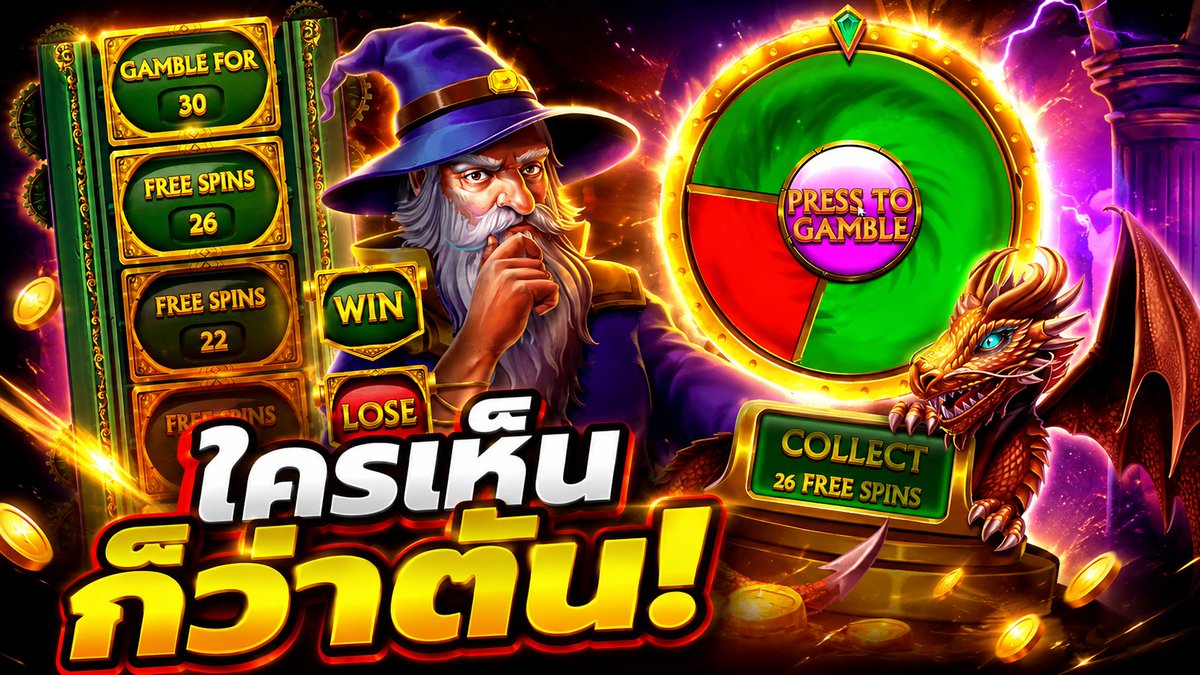 ใครเห็นก็ว่าตัน! | Power of Merlin Megaways