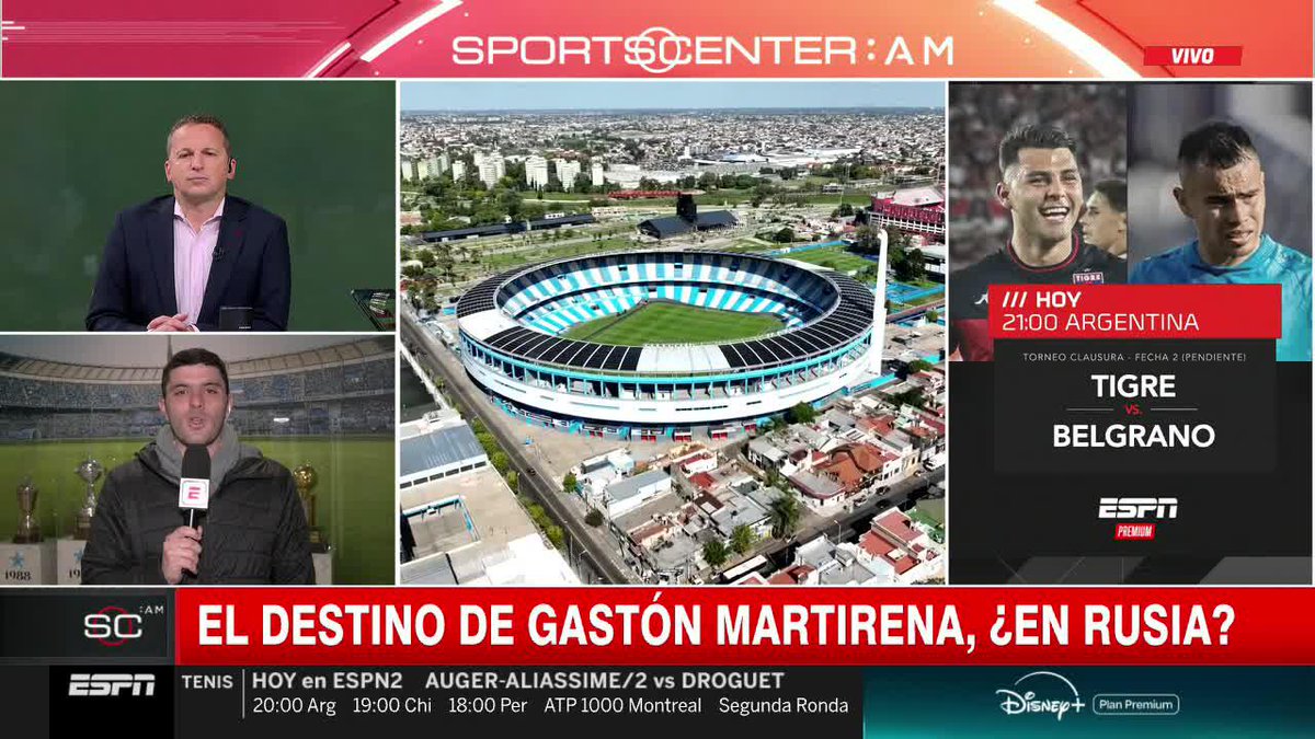 ✈️🇷🇺 ¿GASTÓN MARTIRENA PUEDE DEJAR RACING E IRSE A RUSIA? Atención a lo que cuenta Tomas Davila sobre el futuro del lateral uruguayo de 26 años. 📺 #SportsCenter | #DisneyPlus Plan Premium