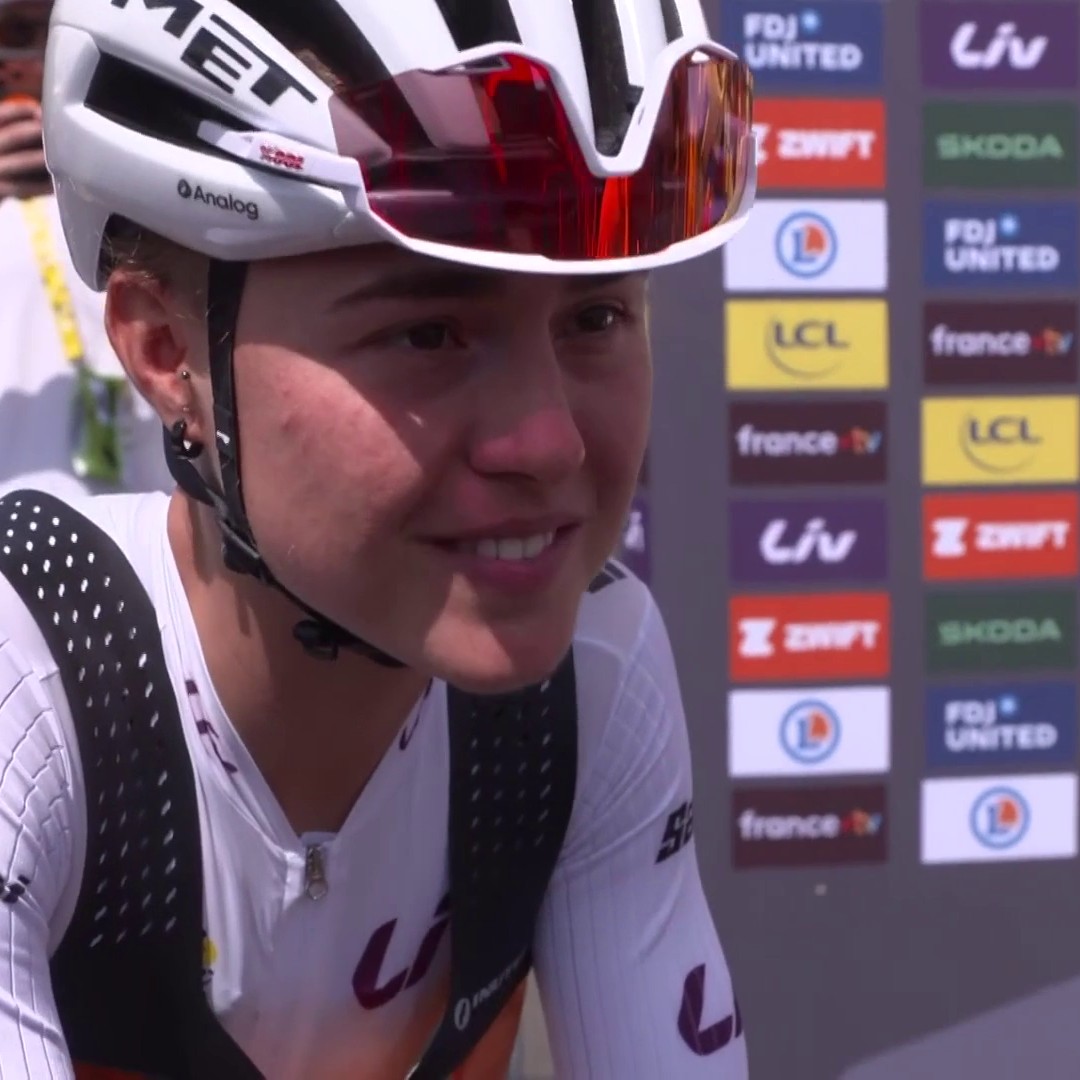 Paula Blasi, en Eurosport acerca de su rol en UAE antes de la 5ª etapa: 🫡 "Es nuestro punto a favor, somos el equipo más fuerte" #TDFF2026 | #LaCasadelCiclismo