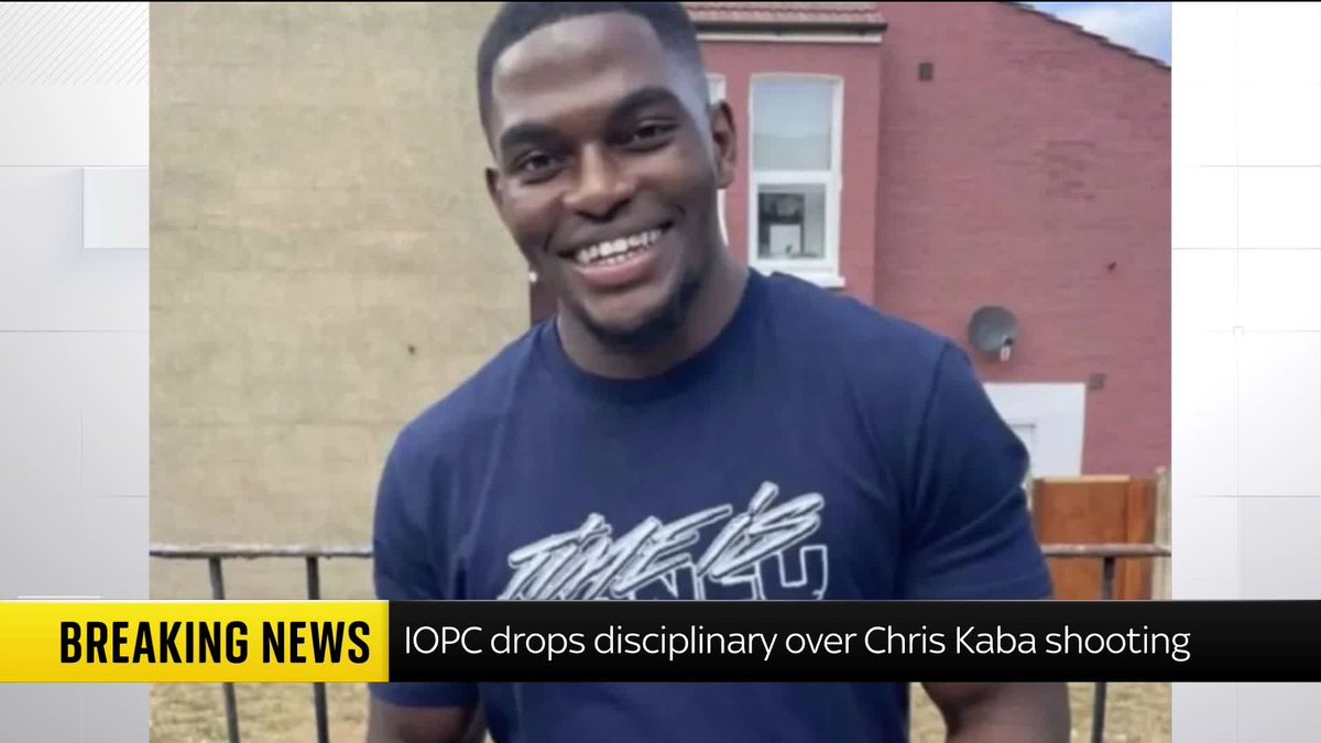 BREAKING: The Independent Office for Police Conduct has decided that the Met Officer who fatally shot Chris Kaba will no longer face disciplinary proceedings. 📺 Sky 501, Virgin 602, Freeview 233 and YouTube