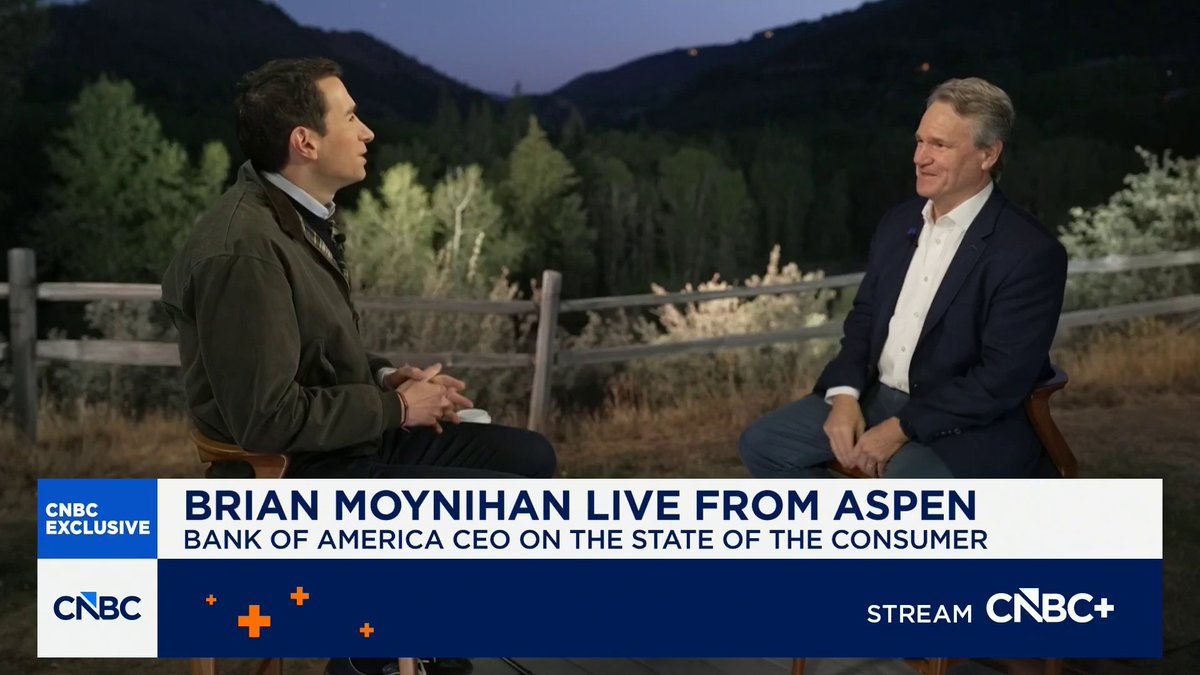 "I think we have an affordability crisis because people believe there's an affordability crisis, which will shape their behavior if it doesn't come into line," says $BAC CEO Brian Moynihan.