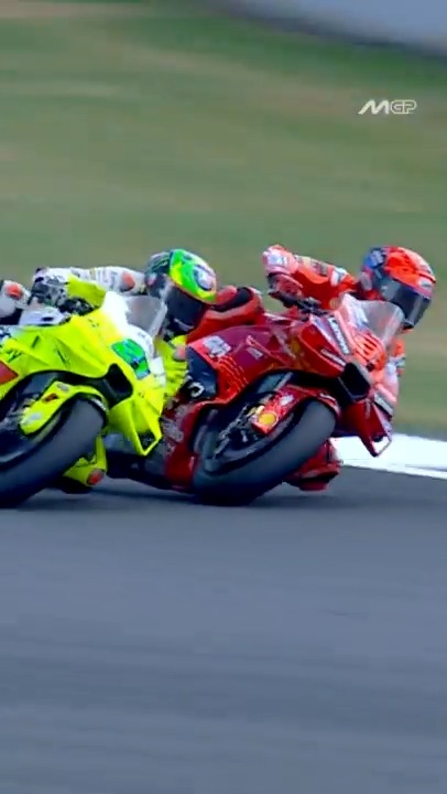 A proper P3 scrap with Marc Márquez and Franky last time out 🤩 #BritishGP 🇬🇧