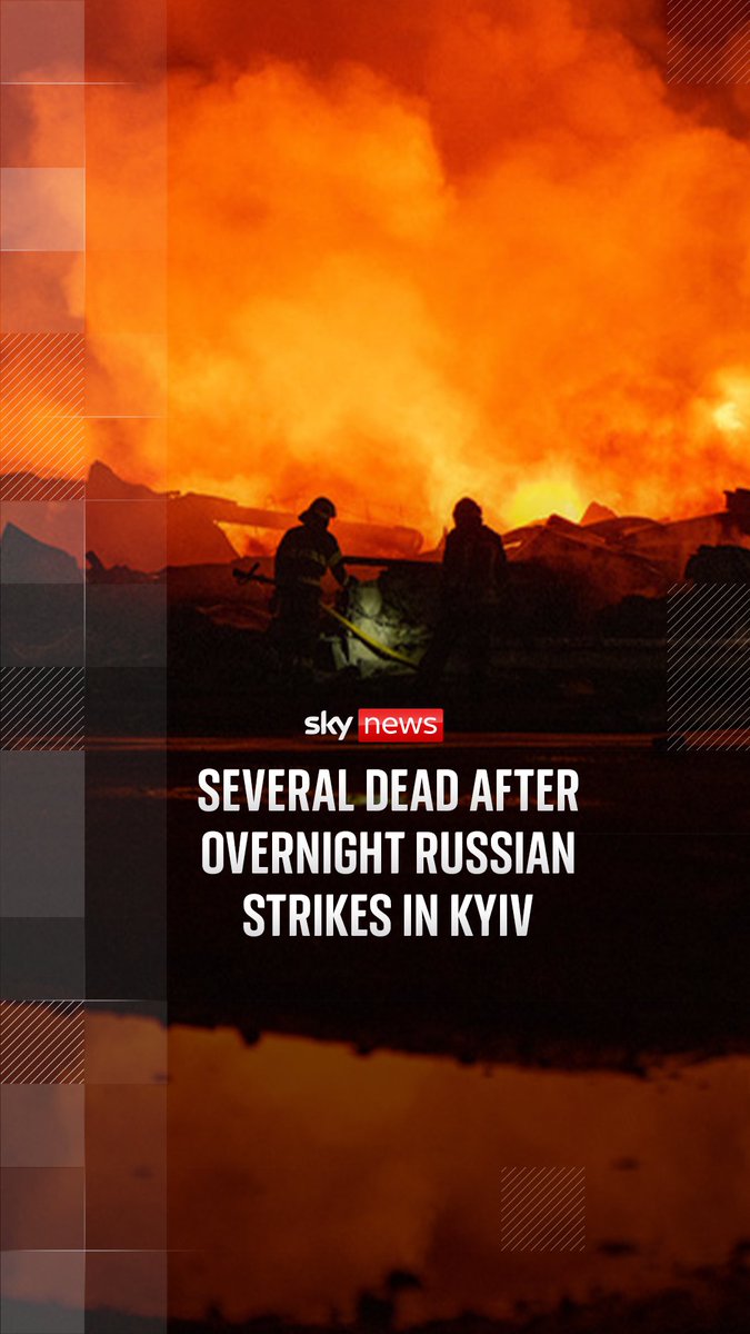'I had heard explosions before, but nothing like today'. Multiple people have been killed following a barrage of Russian missile and drone strikes in the Ukrainian capital. Live updates:
