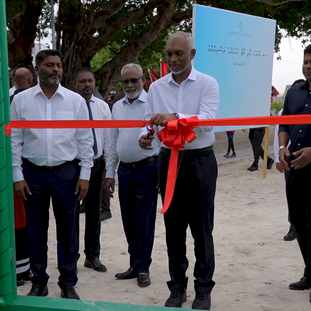 ރައީސުލްޖުމްހޫރިއްޔާ، އއ. އުކުޅަހު ވޮލީ ކޯޓު ހުޅުއްވައިދެއްވުން #RayyithunGaathah #UkulhasVisit