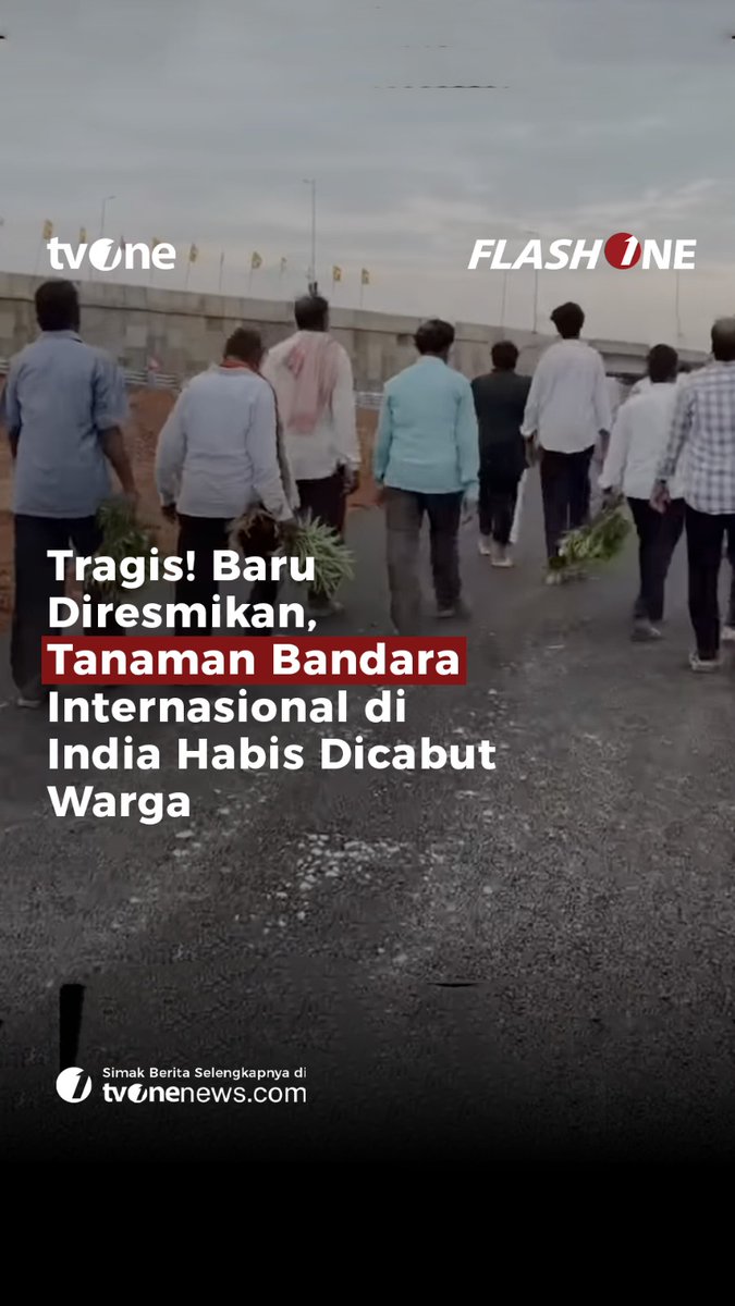 Pembukaan Bandara Internasional Bhogapuram di India, menjadi sorotan sejumlah warga mencabut dan membawa pulang tanaman hias di bandara Selengkapnya di video berikut ini! #ForYourInformation #CariBeritaditvOne #India #Bhogapuram #BandaraInternasional #Viral #FYI02 #IA22