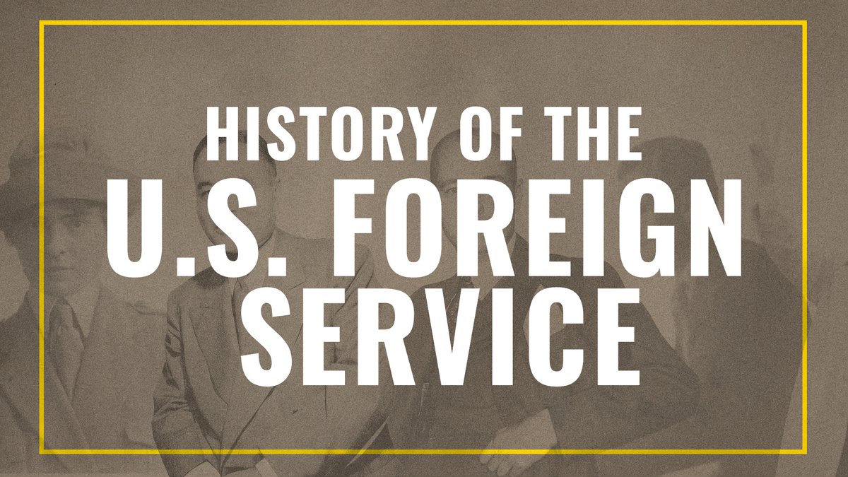 When the fate of nations swung in the balance, America's diplomats forged miracles to advocate for our interests around the globe. 🇺🇸 Up next in our American diplomacy series: The legacy of the U.S. Foreign Service