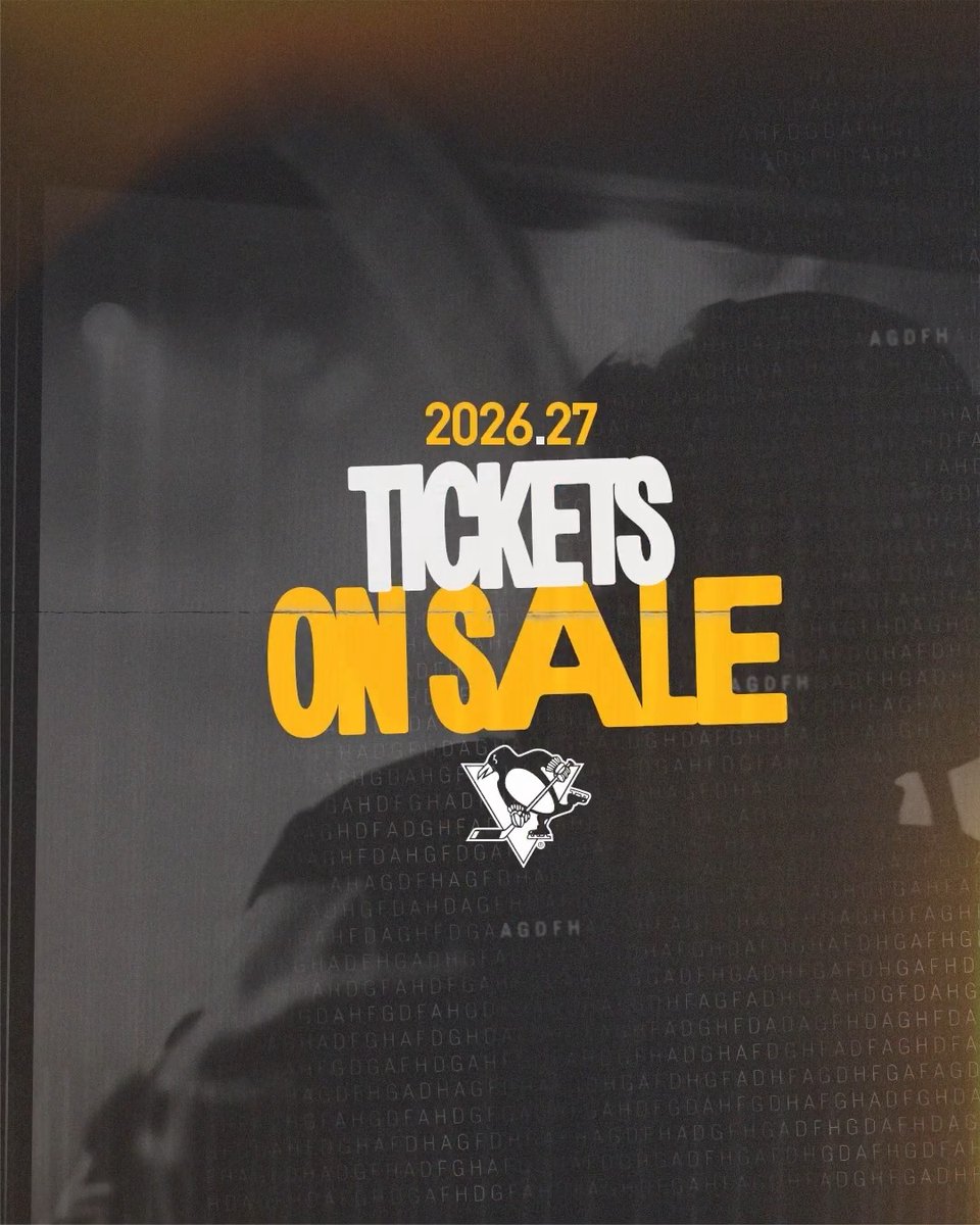 Nothing beats a hockey night in Pittsburgh 🐧 Single game tickets are on sale now: