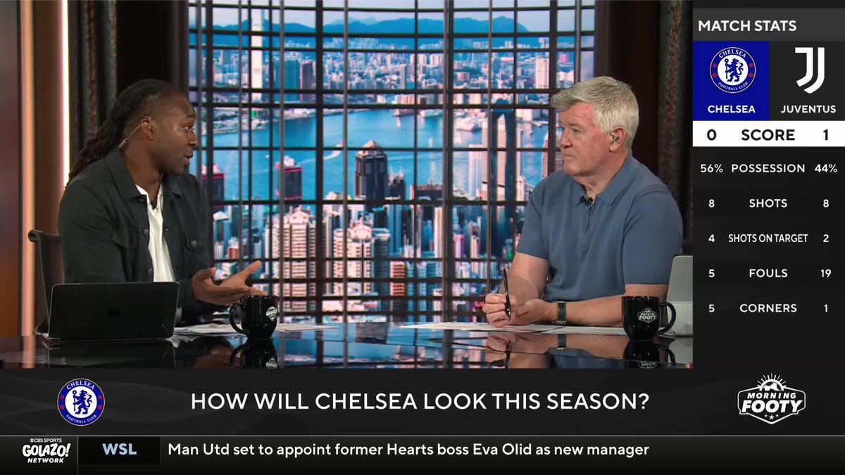 "That's a problem for Chelsea: They don't have an out-and-out, quality number nine" 🤔 Geoff Shreeves, Michael Lahoud and @Oeste break down what they saw from the Blues in a 1-0 friendly defeat to Juventus 🔵
