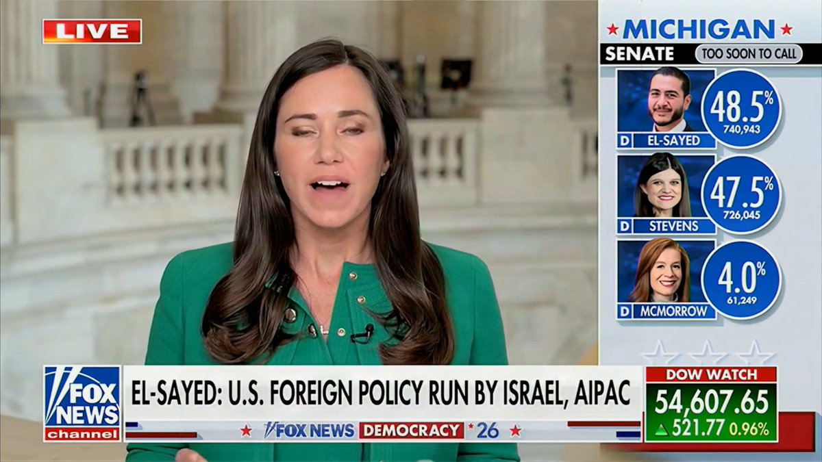 .Katie Britt slams Michigan Senate candidate Abdul El-Sayed: "[Abdul] is actually a jihadist sympathizer...They’re infiltrating from within. We have to make sure to stand firmly and say we love this country."