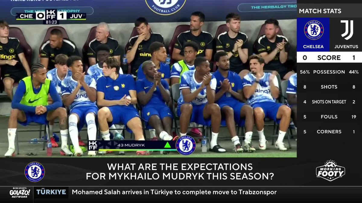 "He's been through a ton, this young man. On my side, I'm very, very happy for him." Geoff Shreeves, Michael Lahoud and @Oeste weigh in on Mykhailo Mudryk's return to the pitch for Chelsea after 20 months away due to a doping ban.