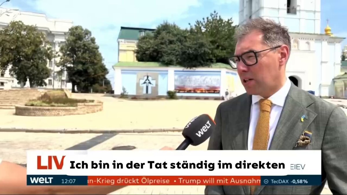 Live für WELT aus Kyjiw. Russland terrorisiert die Stadt fast täglich mit ballistischen Raketen, die nur mit Patriot PAC-3 abgefangen werden kann. Kein europäisches Land könnte solche Angriffe allein abwehren. Deshalb ist ein europäisches Flugabwehrsystem FREYJA dringend.