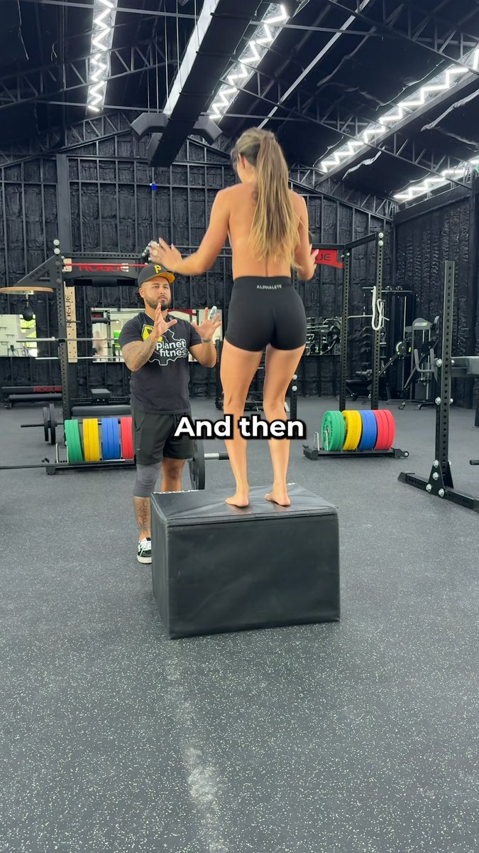 My gymnastics trainer’s first day on the job! 😂