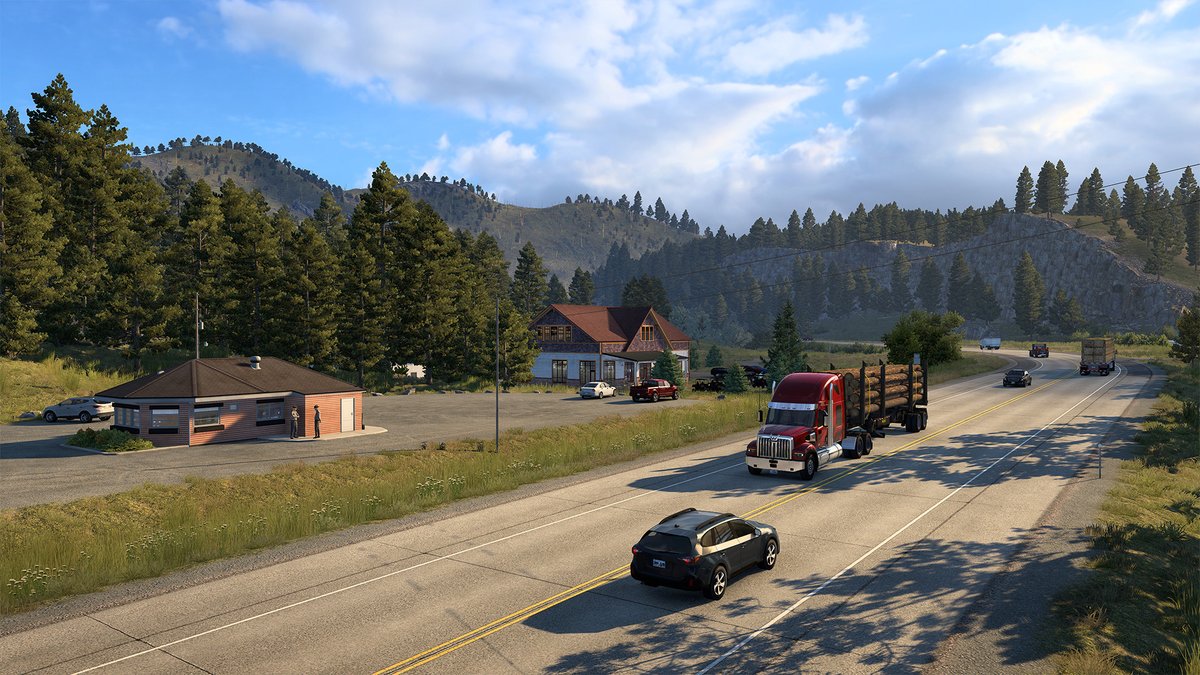 Welcome to the Black Hills of South Dakota! 🌲😍 In today's blog, we're taking a closer look at the historic town of Deadwood, along with the scenic US-385, in our upcoming South Dakota DLC for American Truck Simulator 🇺🇸 See more: