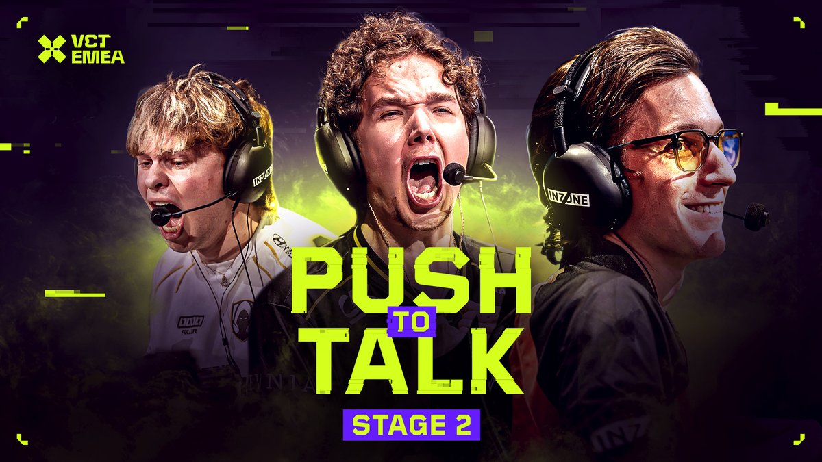 Clutches, chaos and comedy gold 🎧 Relive the #VCTEMEA Stage 2 regular season with Push to Talk!