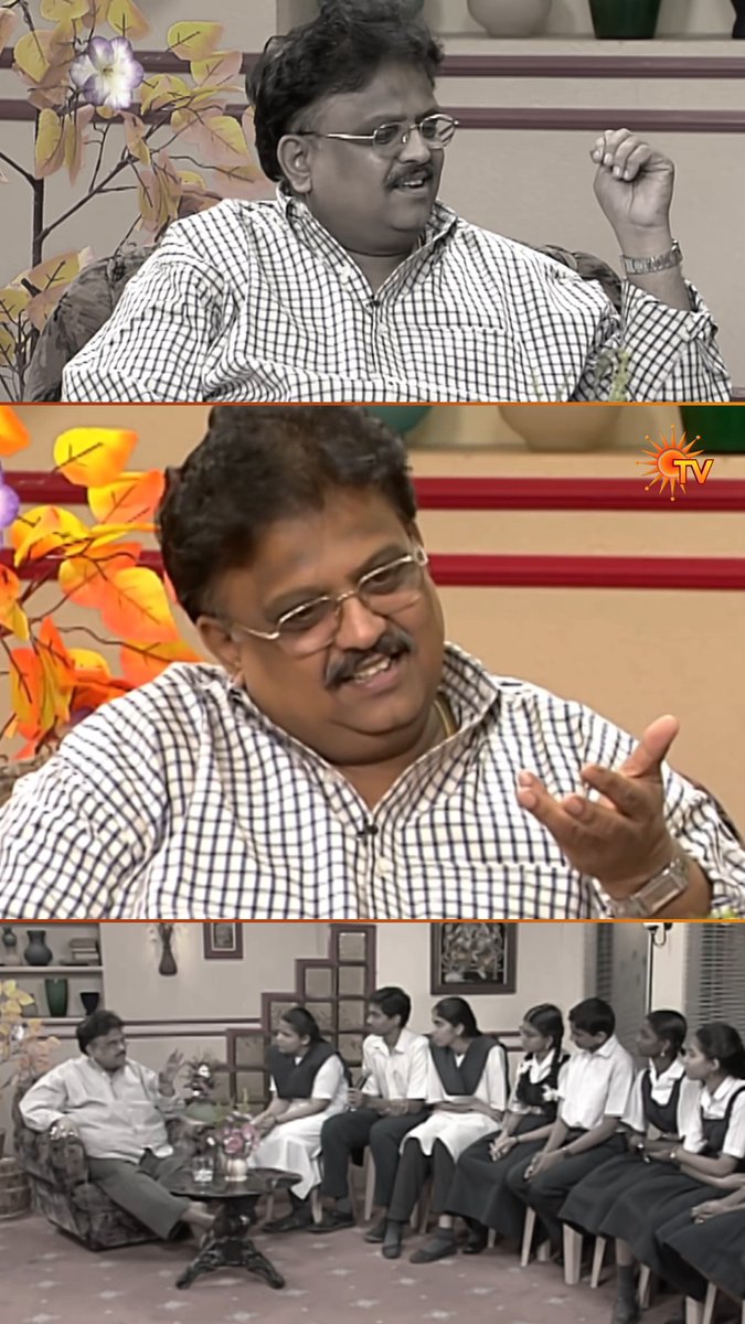 Throwback to SPB sir, reminscing about the music industry with students on Sun Tv #SunThrowback #SunTv #SPB #Singer