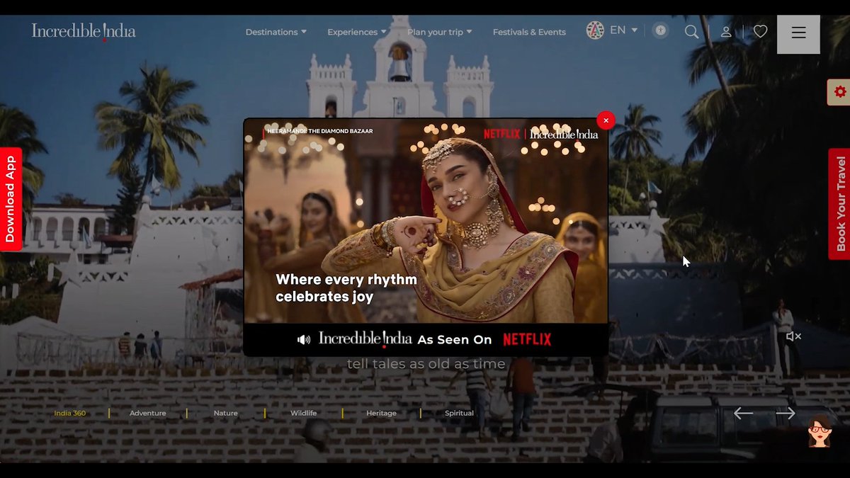 Ever paused mid-episode just to search "where is this place?" Introducing As Seen on Netflix: a first-of-its-kind segment on the Incredible India website connecting your favourite scenes to the real destinations behind them. Screen to suitcase, starts now. #AsSeenOnNetflix Gajendra Singh Shekhawat Incredible!ndia