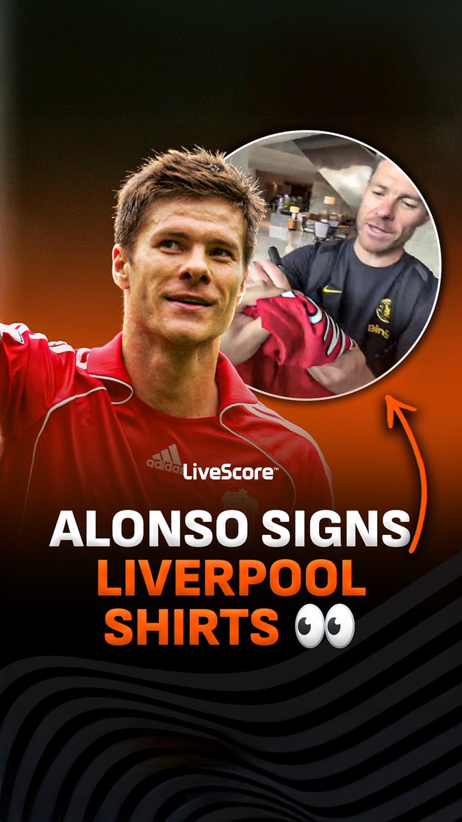 Chelsea manager Xabi Alonso has not forgetten his Liverpool connection as he signs LFC shirts during Chelsea's pre season tour 🔴✍️